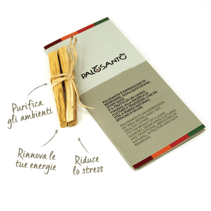 Palo Santo Incenso Naturale - Pacchetto prova 1 paletto Amarillo + 1 paletto Popular