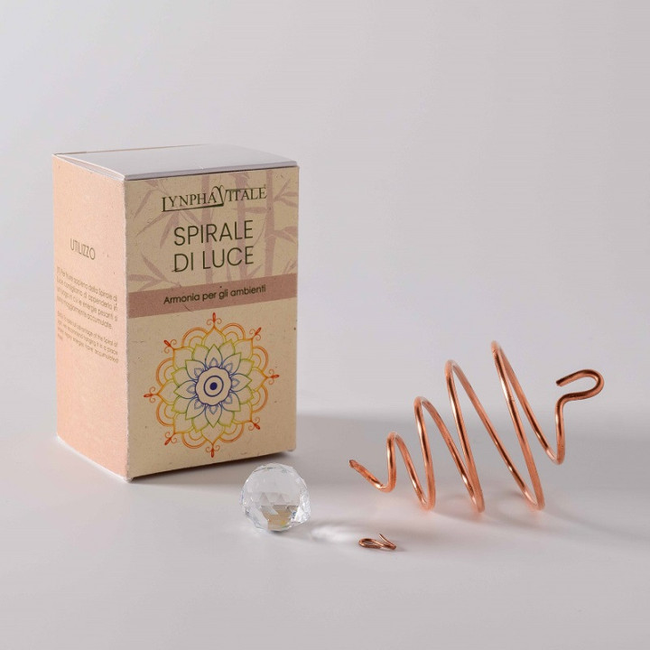 Spirale di Luce In Rame - Mini