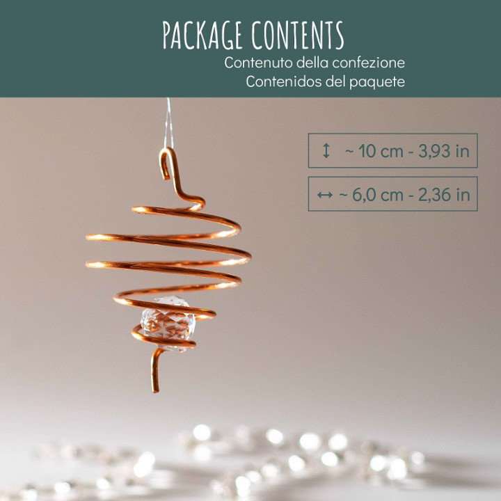 Spirale di Luce In Rame - Mini