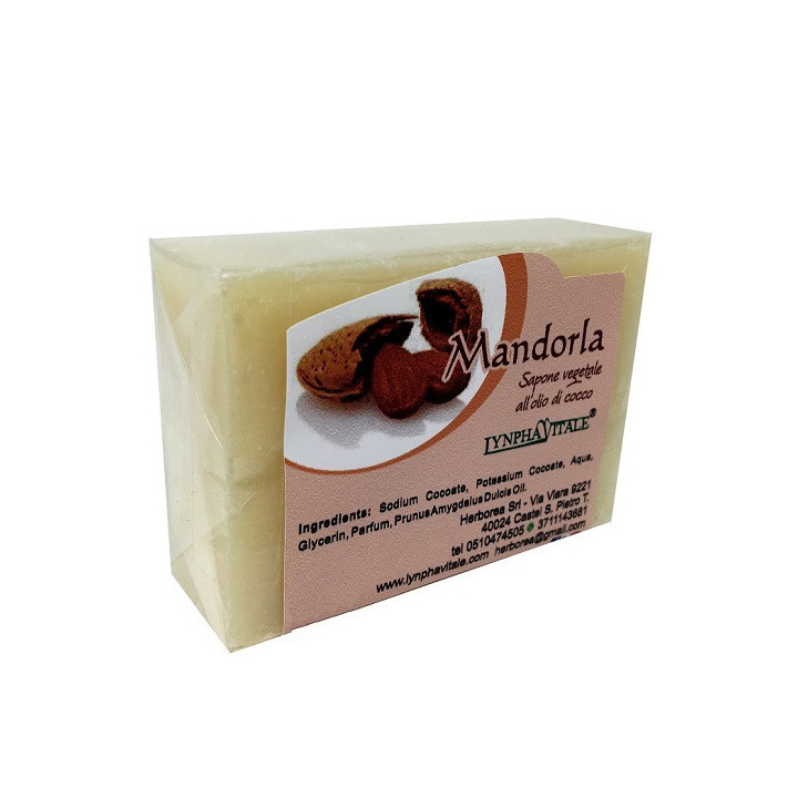 Sapone Vegetale all'Olio di Mandorle Dolci 100% Naturale