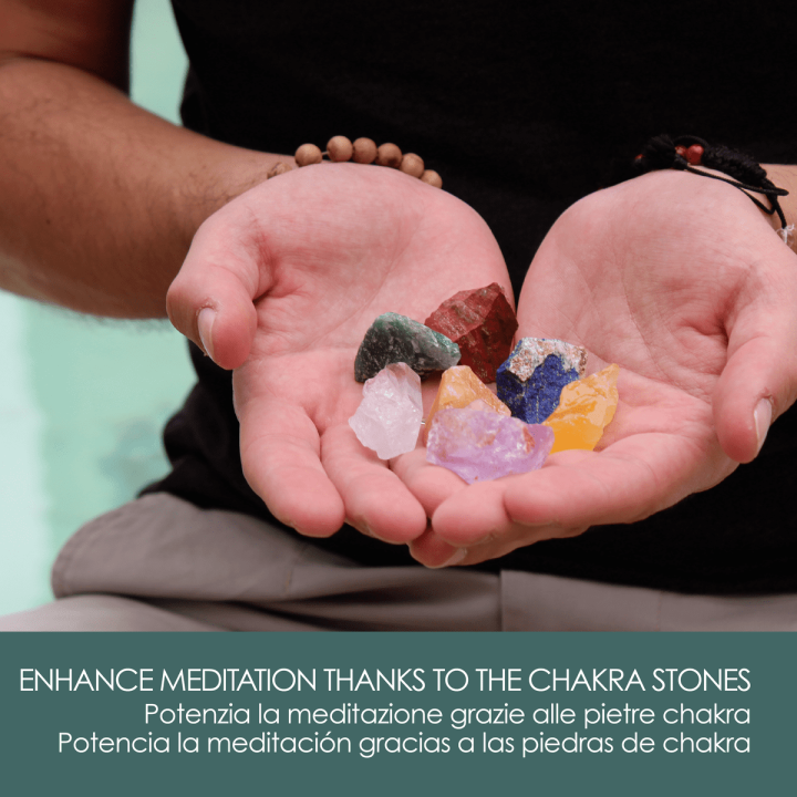 Pietre Grezze dei 7 Chakra per Cristalloterapia