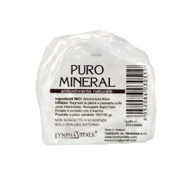 Pietra Puro Mineral 160-190 g Allume di Ammonio