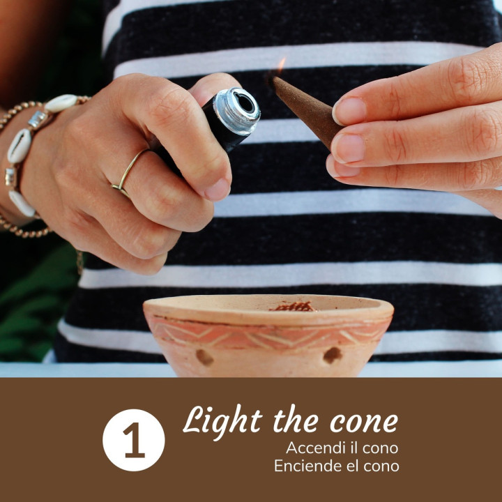 Coni d'Incenso 100% Naturali - Sahumerio Rajneesh