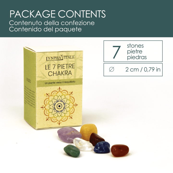 Pietre Burattate dei 7 Chakra per Cristalloterapia