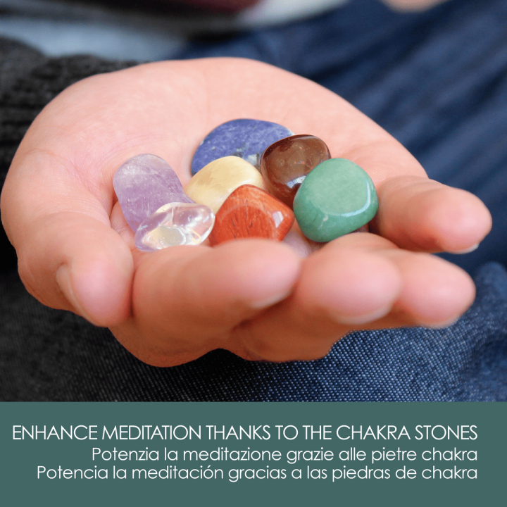 Pietre Burattate dei 7 Chakra per Cristalloterapia