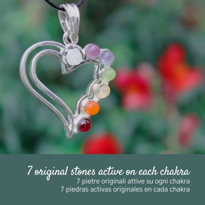 Ciondolo dei 7 Chakra - Cuore