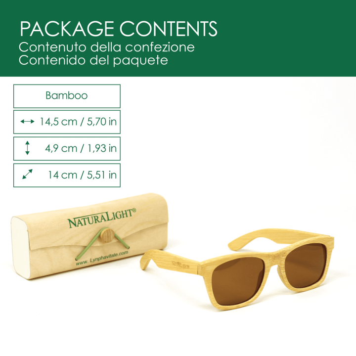 Occhiali da Sole in Bambù Naturalight®