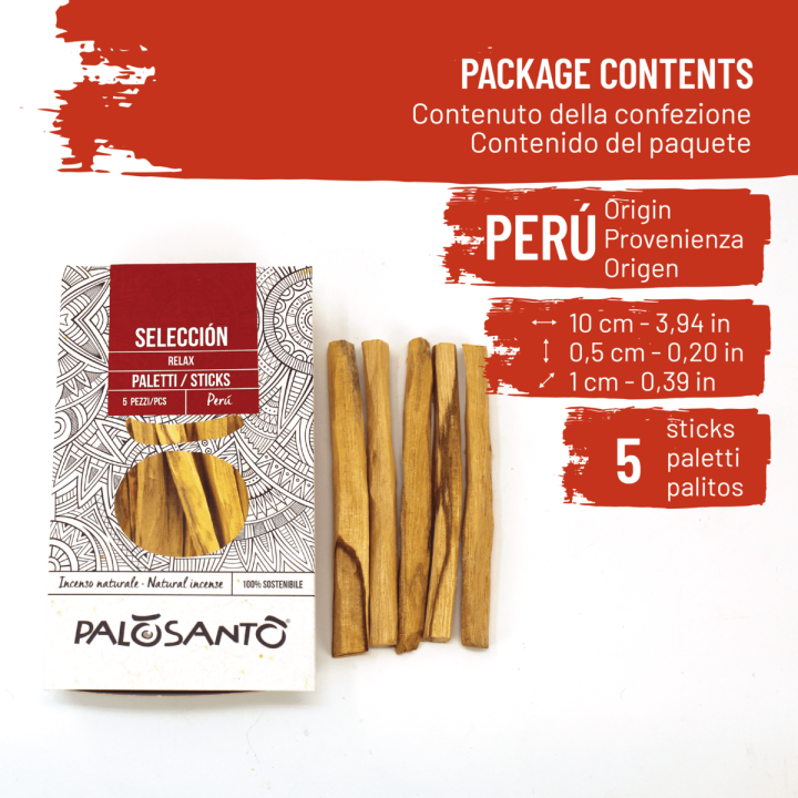 Paletti Palo Santo Seleccion - Incenso Naturale ed Ecosostenibile