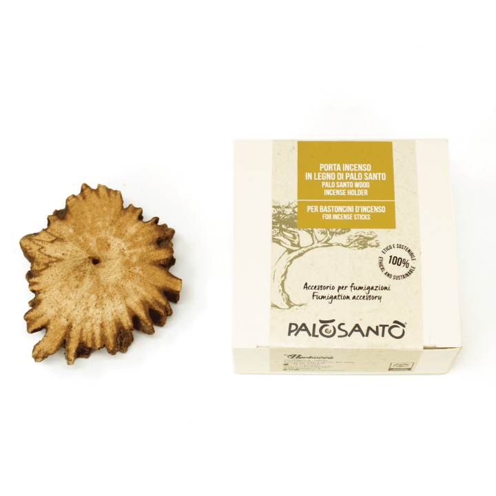 Porta Incenso in Legno di Palo Santo