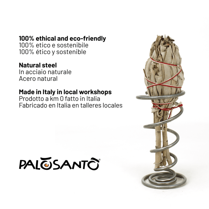 Spirale Porta Incenso per Smudge e Paletti
