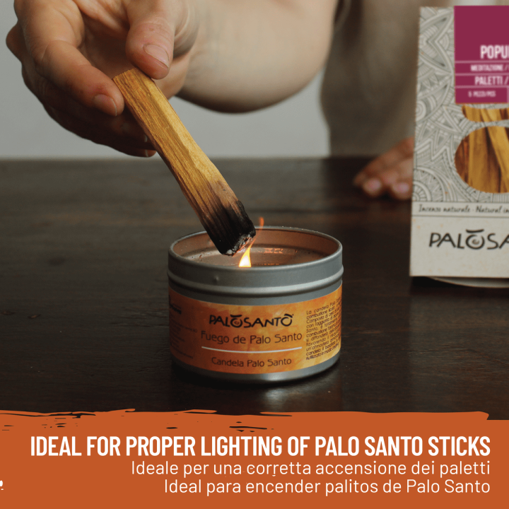 Fuego de Palosanto® Candela Profumata con Olio Essenziale di Palo Santo
