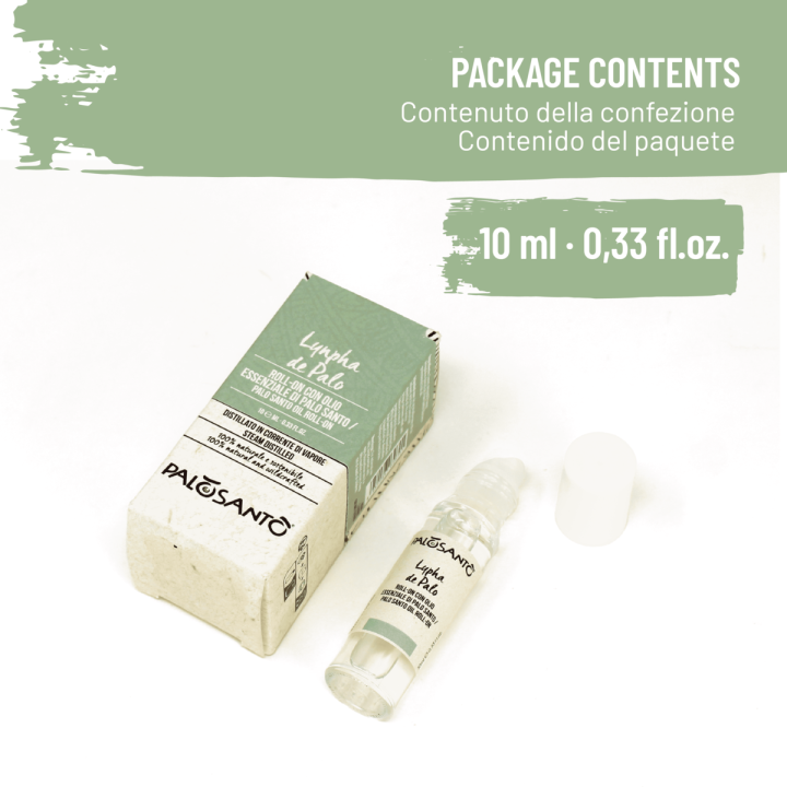 Lynpha de Palo Roll-on con Olio Essenziale di Frutto di Palo Santo