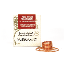 Porta Incenso Spirale in Rame Palosanto®