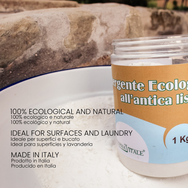 Detergente in Polvere Antica Lisciva 100% naturale e etico