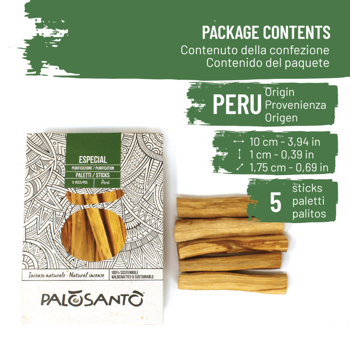 Paletti Palo Santo Especial - Incenso Naturale ed Ecosostenibile