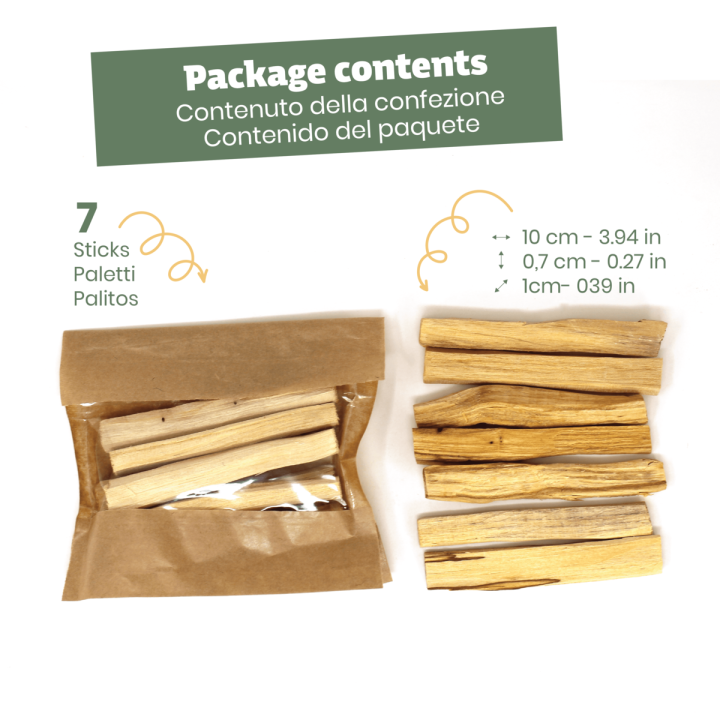 Palito Ecuador - Incenso di Palo Santo 100% Naturale