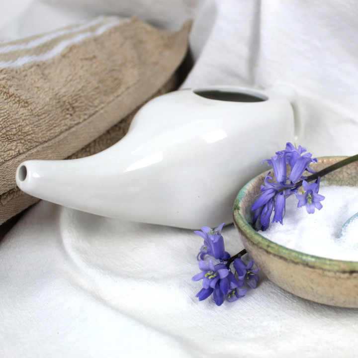 Neti Pot In Ceramica Per Lavaggi Nasali Rimedio Ayurvedico Neti Lota