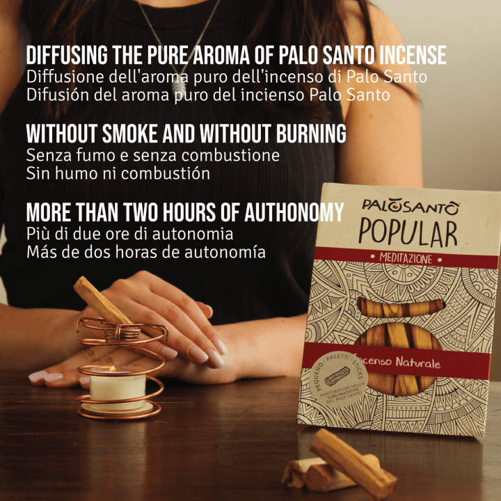 Kit Perfetta Sublimazione - Diffusore di Aroma di Palo Santo + Paletti Palo Santo 'Pequeño'