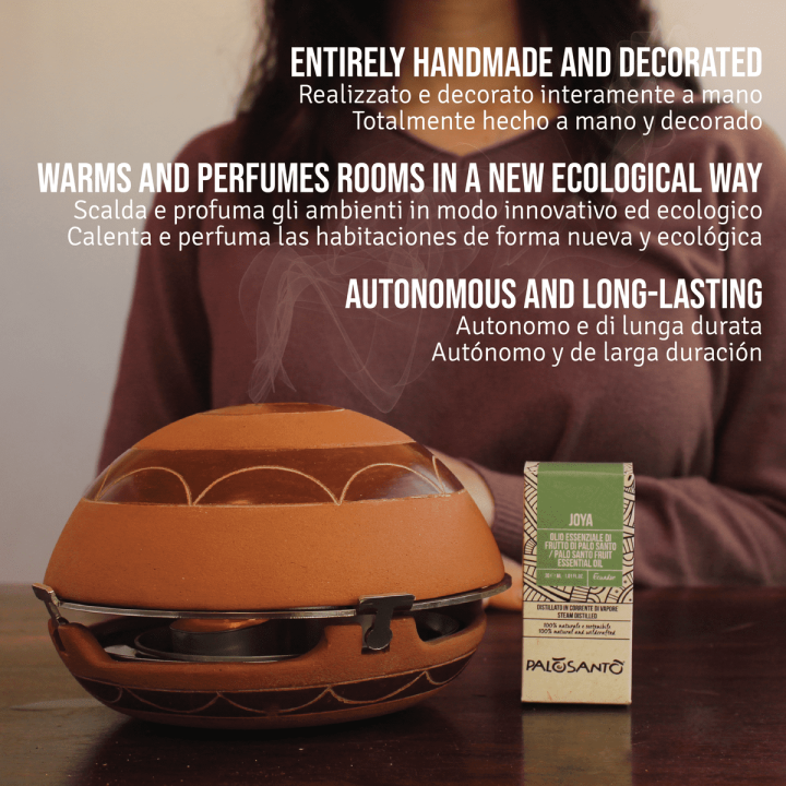 Calentador in Terracotta - Diffusore di Calore e di Essenze
