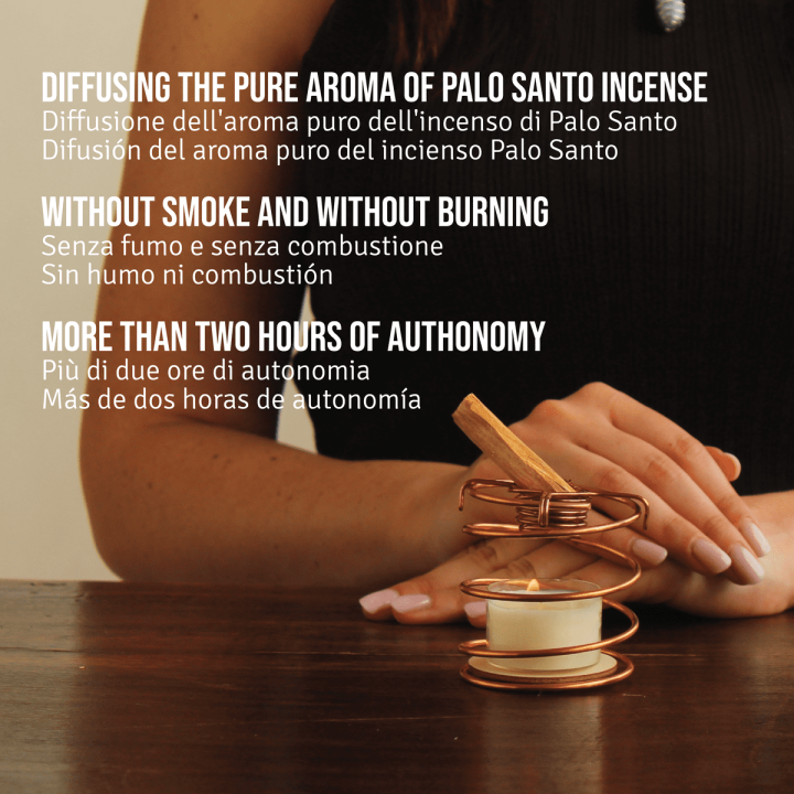Diffusore di Aroma Sublimazione Palo Santo con Paletti Pequeño Omaggio