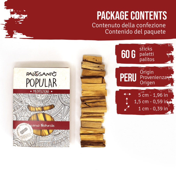 Paletti Palo Santo Pequeño - Incenso Naturale per Sublimazione