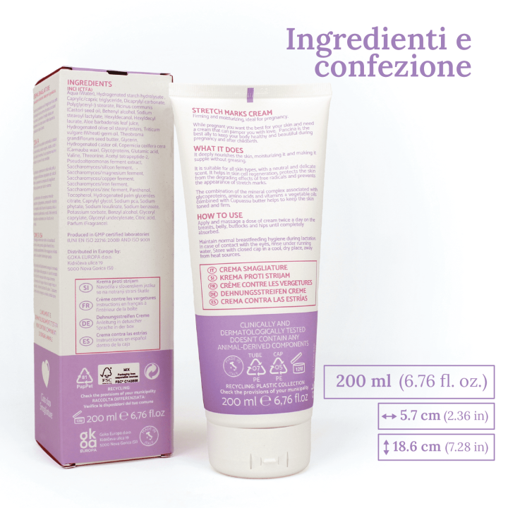 Pancina Crema Smagliature Gravidanza