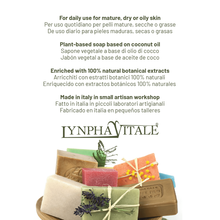 Kit 3 Saponette Artigianali – Mandorla, Neem, Canapa