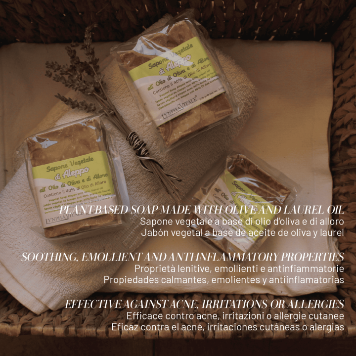 Kit 3 Saponi d'Aleppo – 5% Olio di Alloro
