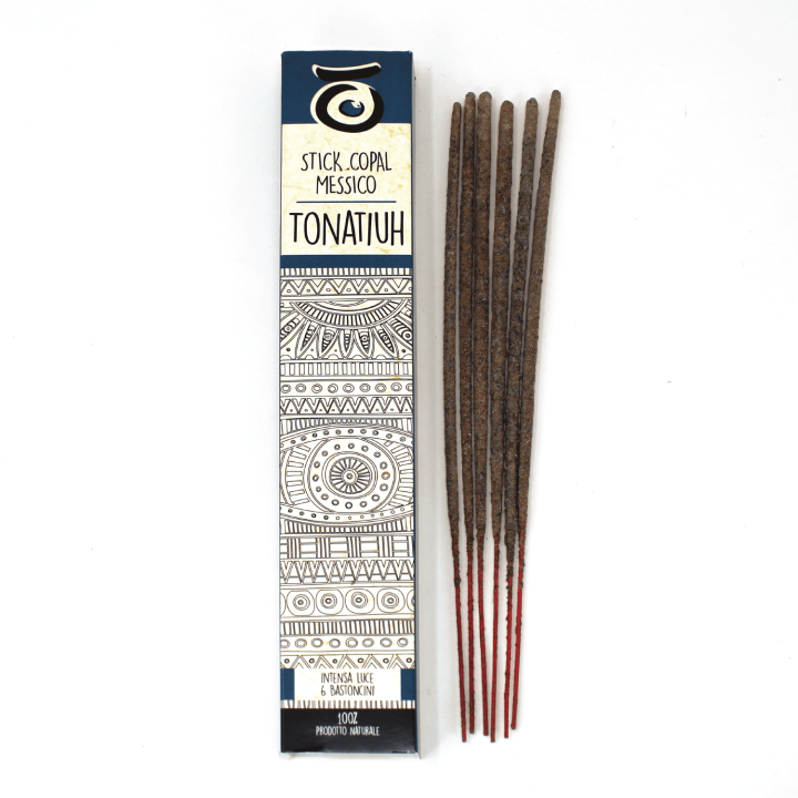 Incenso in Stick al Copal Bianco 'Tonatiuh' - 6 bastoncini