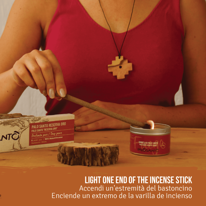 Bastoncini Incenso Palo Santo 'Reserva Oro'