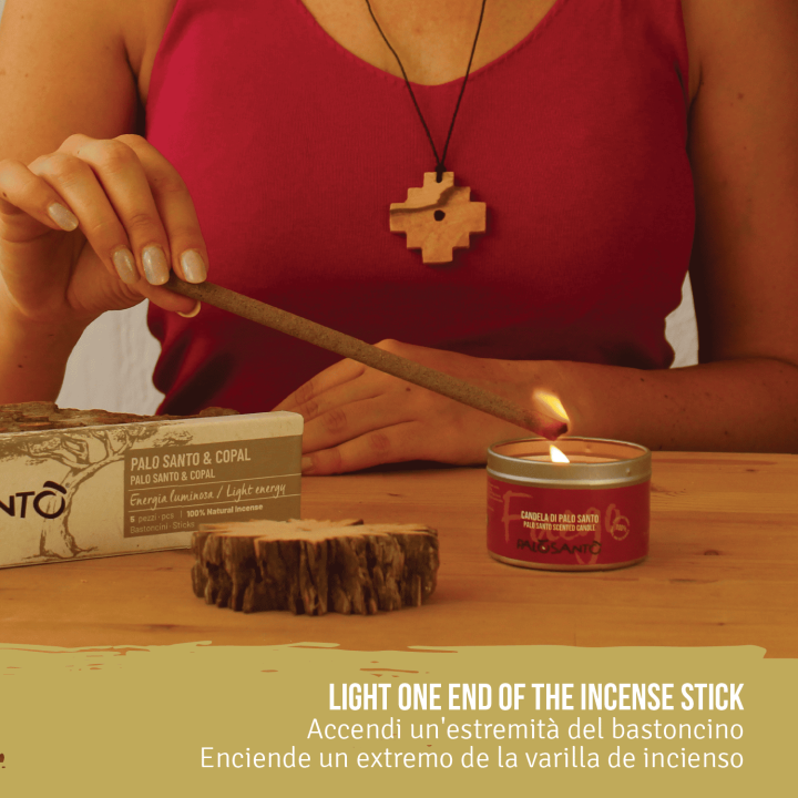 Bastoncini Incenso Palo Santo e Copal