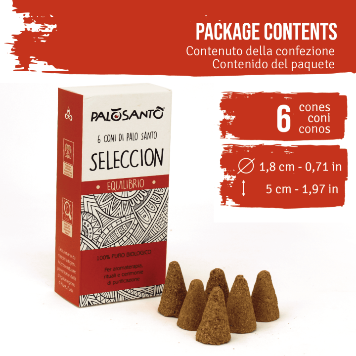Incenso in Coni di Palo Santo 'Seleccion' Naturale ed Ecosostenibile