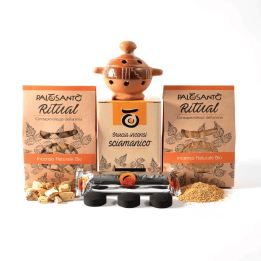 Kit Brucia Incenso, Grani Ritual, Trucioli Ritual, Carboncini Diam. 33