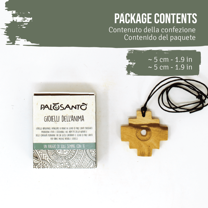 Ciondolo Chakana Palo Santo®
