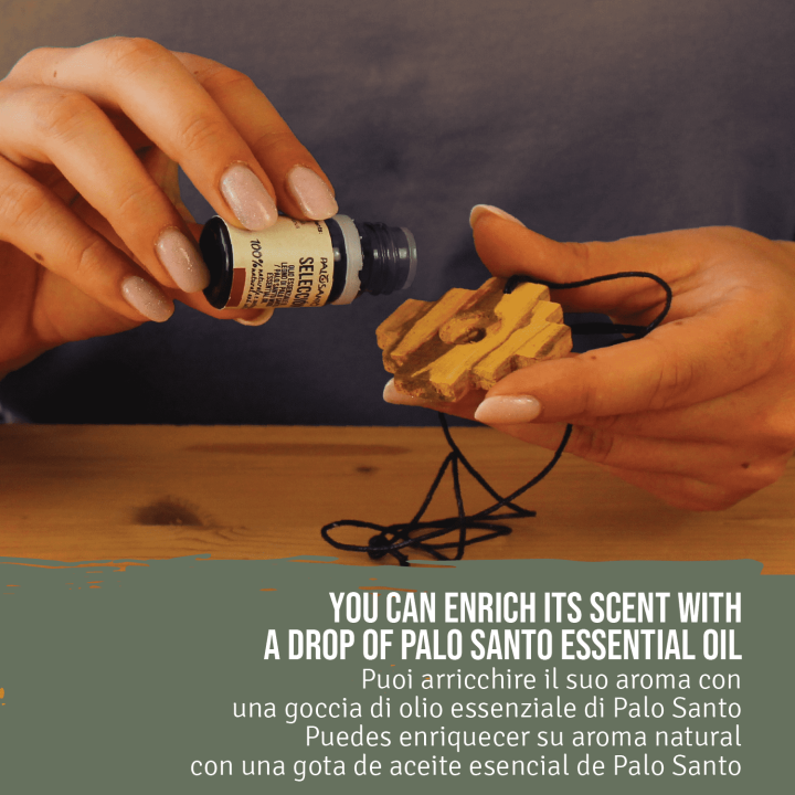 Ciondolo Chakana Palo Santo®