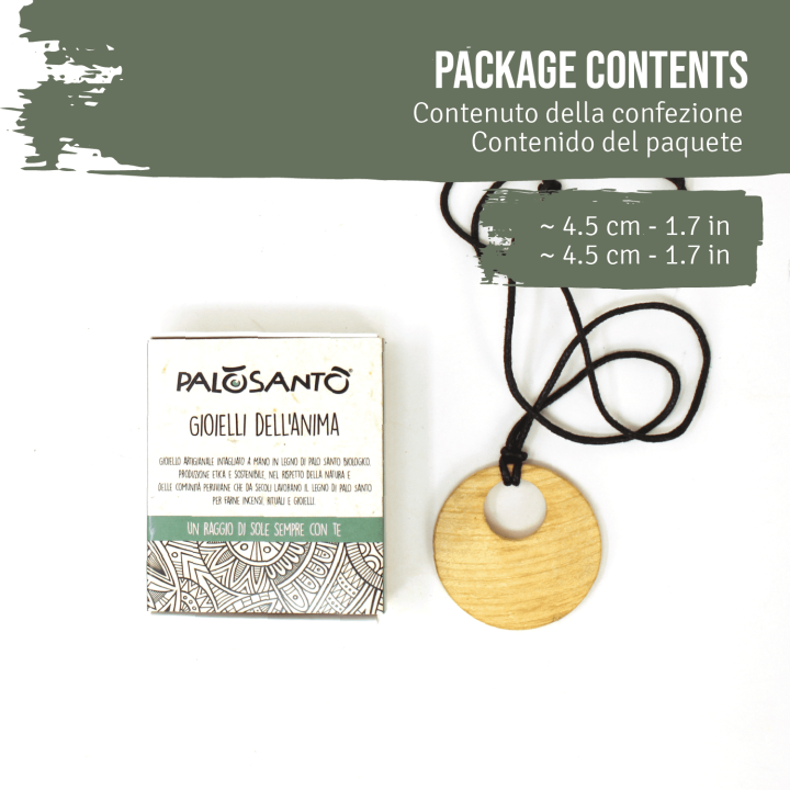Ciondolo Sol Palo Santo®