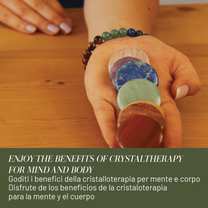 Set Chakra Pietre Tonde per Cristalloterapia
