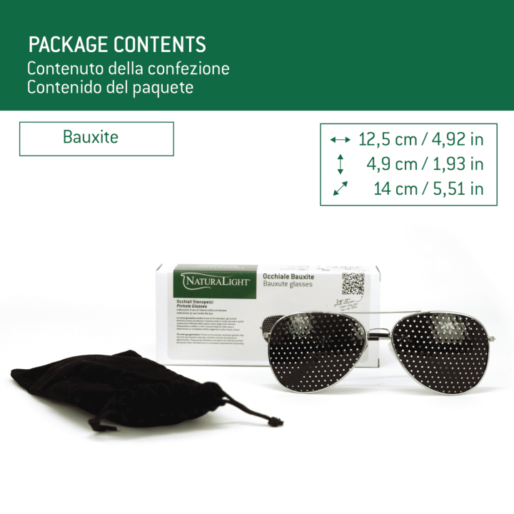 Occhiale Naturalight® Bauxite - Occhiali Stenopeici per Ginnastica Oculare