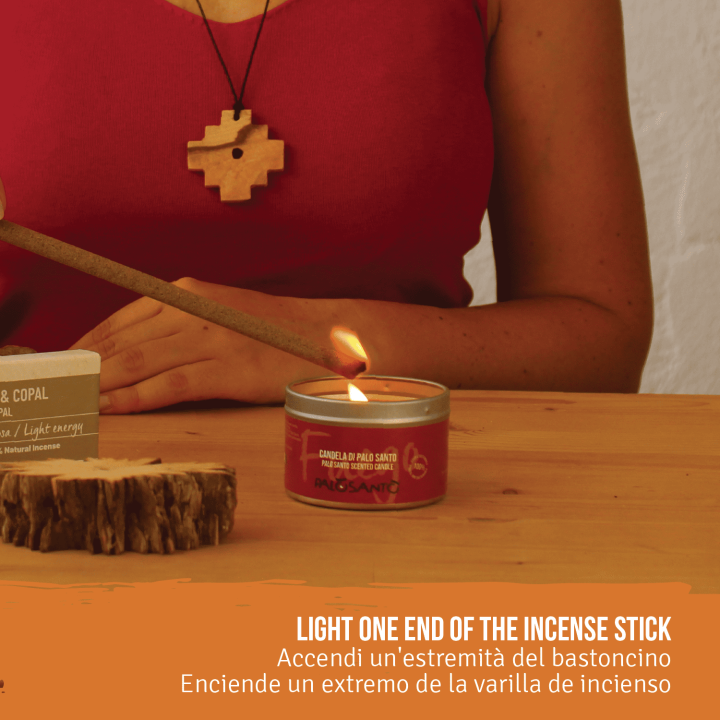 Bastoncini Incenso Palo Santo e Mirra