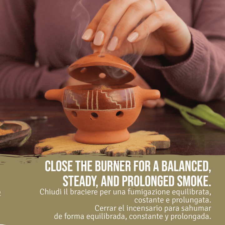Brucia Incenso Braciere in Terracotta 'Chorrera'
