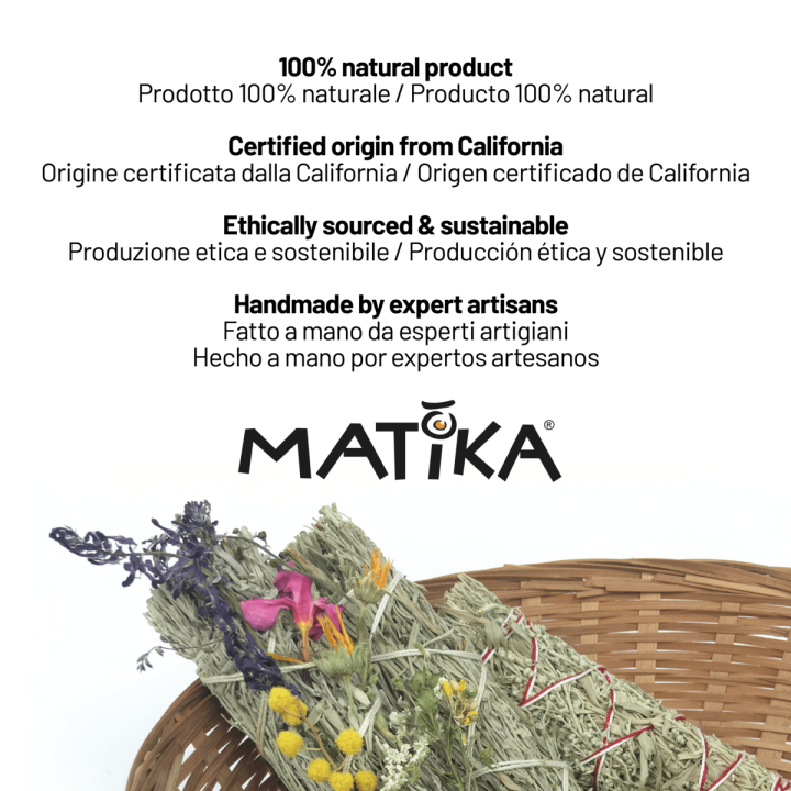 Salvia del Deserto Smudge Incenso Naturale e Ecosostenibile