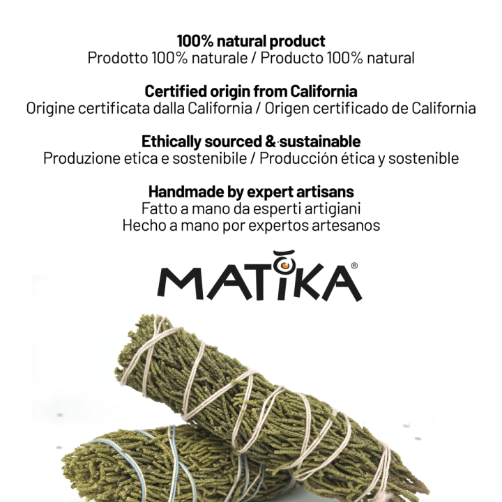 Ginepro Smudge Incenso Naturale e Ecosostenibile