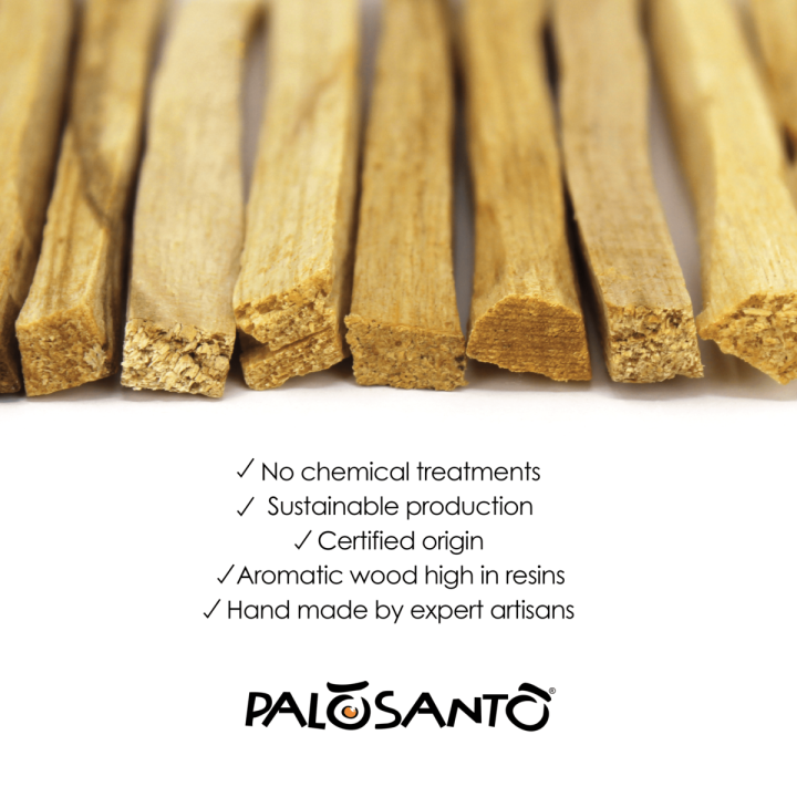 Paletti Palo Santo Amarillo - Incenso Naturale ed Ecosostenibile