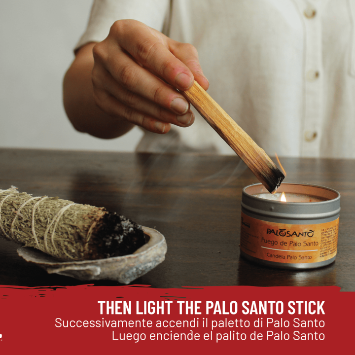 Salvia del Deserto & Palo Santo - Smudge e Paletto Incenso Naturale ed Ecosostenibile