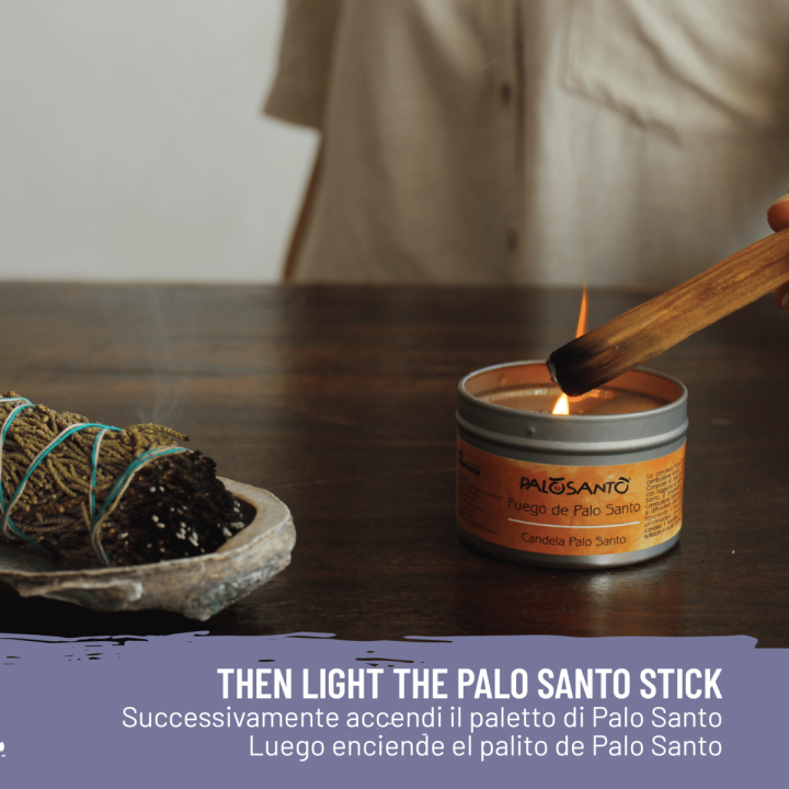 Ginepro & Palo Santo - Smudge e Paletto Incenso Naturale ed Ecosostenibile