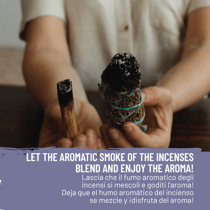 Ginepro & Palo Santo - Smudge e Paletto Incenso Naturale ed Ecosostenibile
