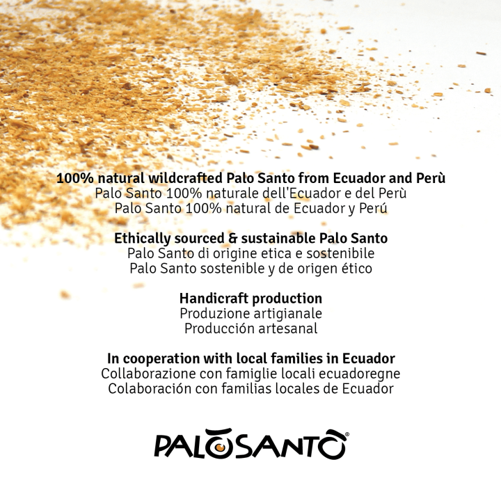 Trucioli di Legno Palo Santo 'Especial' Incenso Naturale in Polvere