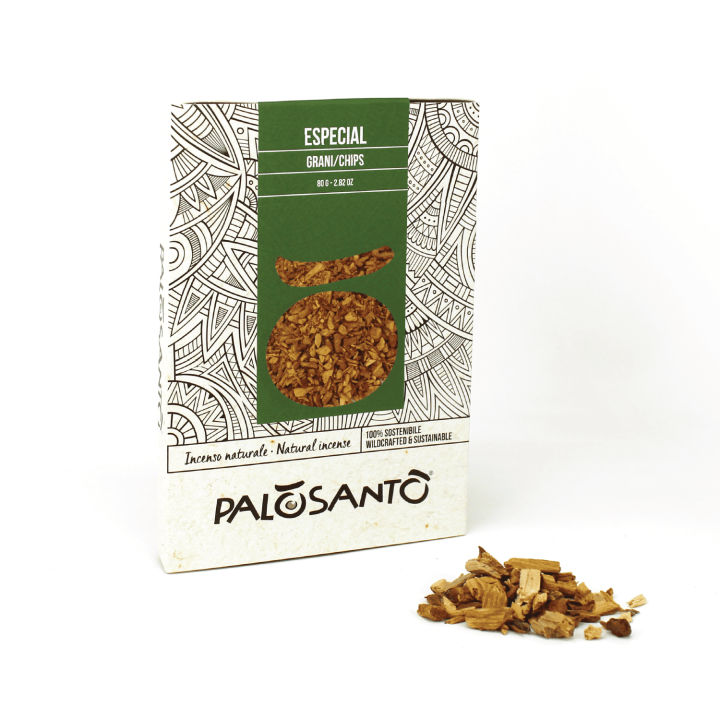 Grani di Legno Palo Santo 'Especial' Incenso Naturale e Ecosostenibile
