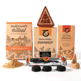 Kit Brucia Incenso, Trucioli Ritual, Coni Cerimonial, Carboncini Diam.33