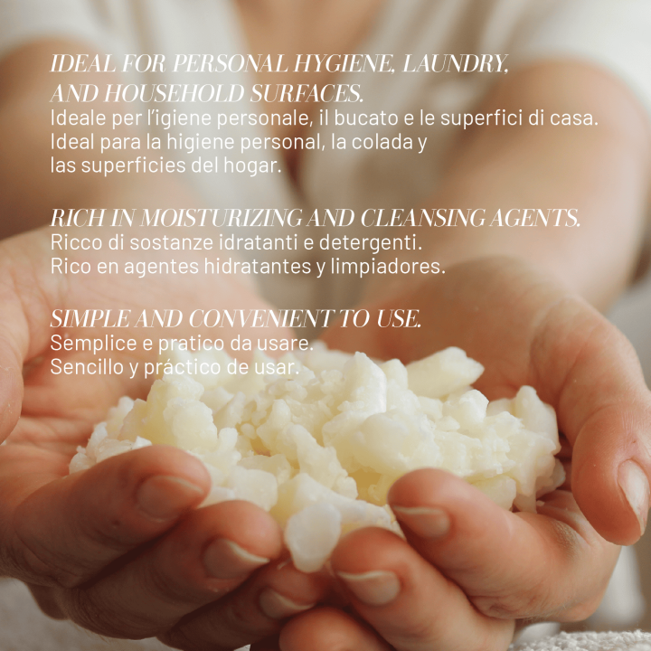 Sapone di Marsiglia in Scaglie per la Persona e per il Bucato
